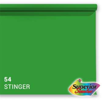 Backgrounds - Superior Background Paper 54 Stinger Chroma Key 2.72 x 11m - buy today in store and with delivery