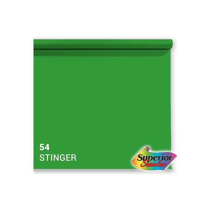 Foto foni - Superior Background Paper 54 Stinger Chroma Key 2.72 x 11m - perc šodien veikalā un ar piegādi