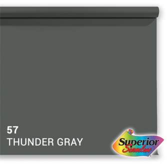 Superior Background Paper 57 Thunder Gray (37 Charcoal Grey) 2.72 x 11m