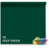 Backgrounds - Superior Background Paper 12 Deep Green 2.72 x 11m - quick order from manufacturerBackgrounds - Superior Background Paper 12 Deep Green 2.72 x 11m - quick order from manufacturer