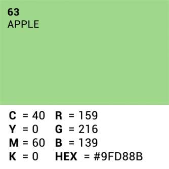Foto foni - Superior Background Paper 63 Apple 2.72x11m (73 Summer Green) - perc šodien veikalā un ar piegādi
