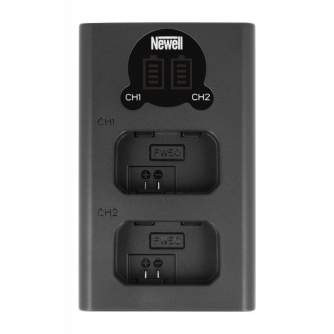 Camera Batteries - Newell Dual-channel charger set and two NP-FW50 batteries Newell DL-USB-C for Sony - buy today in store and with delivery