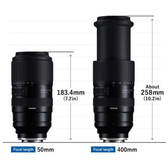Atlaides un izpārdošana - TAMRON 50-400mm F/4.5-6.3 Di III VC VXD Sony E-mount full-frame mirrorless lens - быстрый заказ от про
