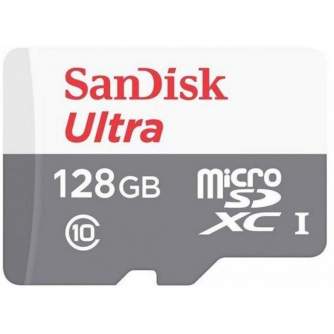 Карты памяти - SANDISK MEMORY MICRO SDXC 128GB UHS-I SDSQUNR-128G-GN3MA - купить сегодня в магазине и с доставкой