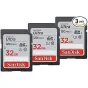 Atmiņas kartes - SANDISK MEMORY SDHC 32GB UHS-I 3PC SDSDUN4-032GGN6IM - perc šodien veikalā un ar piegādi