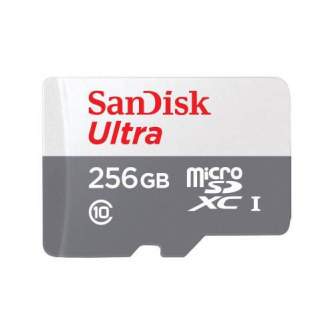 Atmiņas kartes - SANDISK MEMORY MICRO SDXC 256GB UHS-I SDSQUNR-256G-GN3MN - perc šodien veikalā un ar piegādi