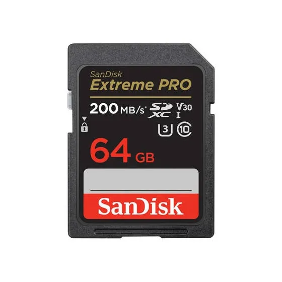 SanDisk Extreme PRO SDXC 64GB UHS-I U3 atmiņas karte