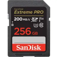 Memory Cards - SANDISK EXTREME PRO SDXC 256GB 200/140 MB/s UHS-I U3 memory card (SDSDXXD-256G-GN4IN) - quick order from manufacturerMemory Cards - SANDISK EXTREME PRO SDXC 256GB 200/140 MB/s UHS-I U3 memory card (SDSDXXD-256G-GN4IN) - quick order from manufacturer