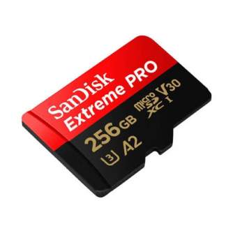 Memory Cards - SANDISK EXTREME PRO microSDXC 256GB 200/140 MB/s UHS-I U3 memory card (SDSQXCD-256G-GN6MA) - quick order from manufacturer