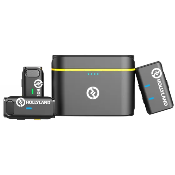 Hollyland Lark M1 Duo wireless lavalier microphone system