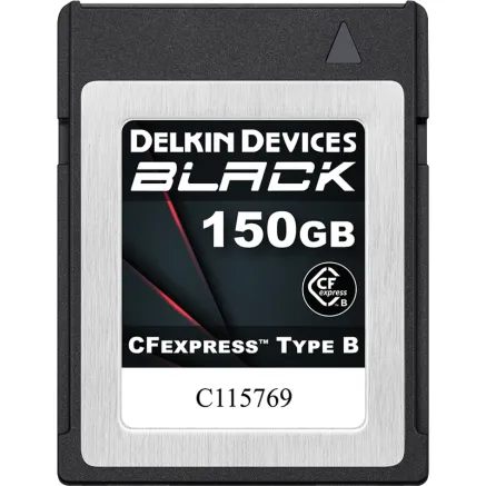 DELKIN CFEXPRESS BLACK R1725/W1530 150GB DCFXBBLK150