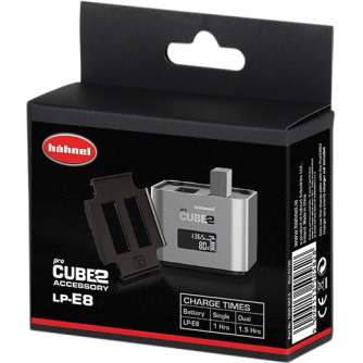 Chargers for Camera Batteries - HÄHNEL PROCUBE 2 PLATE FOR CANON LP-E8 BATTERY 1000 582.5 - quick order from manufacturer