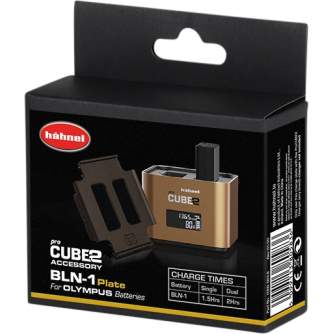 Chargers for Camera Batteries - HÄHNEL PROCUBE 2 PLATE FOR OLYMPUS BLN-1 BATTERY 1000 583.8 - quick order from manufacturer