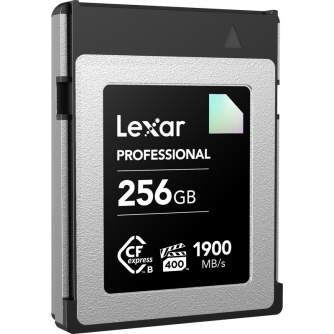 Memory Cards - LEXAR CFEXPRESS PRO DIAMOND R1900 W1700 VPG400 256GB LCXEXDM256G-RNENG - quick order from manufacturer