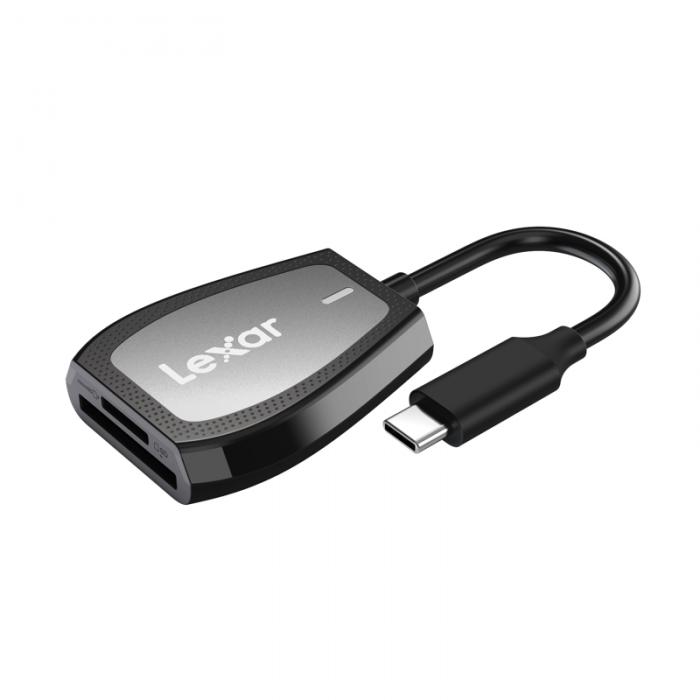Memory Cards - LEXAR CARDREADER PROFESSIONAL USB-C DUAL-SLOT READER, SUPPORT SD AND MICROSD UHS-II CARDS LRW470U-RNHNG - quick order from manufacturer