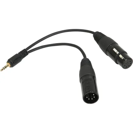 NANLITE DMX ADAPTER CABLE WITH 3.5MM CB-DMX-3.5C-1/2