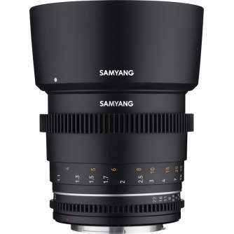 CINEMA видео объективы - SAMYANG 85MM T1.5 VDSLR MK2 CANON RF F1311213101 - быстрый заказ от производителя