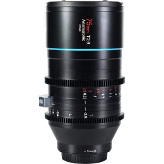 CINEMA Video Lences - SIRUI ANAMORPHIC LENS 1,6X FULL FRAME 75MM T2.9 RF-MOUNT VENUS R75 - quick order from manufacturer