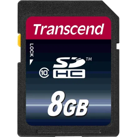Transcend 8GB SDHC Class 10 Memory Card
