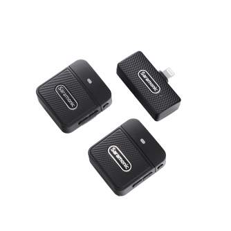 Wireless Lavalier Microphones - Saramonic Blink100 B4 wireless audio transmission kit (RXDI + TX + TX) for Lightning iPhone - buy today in store and with delivery