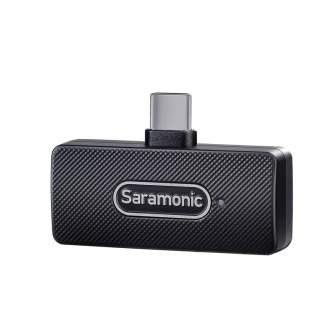 Беспроводные петличные микрофоны - SARAMONIC BLINK 100 B6 (TX+TX+RX UC) 2 TO 1, 3.5mm 2,4 GHz wireless system - купить сегодня 