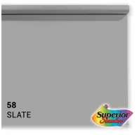Backgrounds - Superior Background Paper 58 Slate Grey 2.72 x 25m - quick order from manufacturerBackgrounds - Superior Background Paper 58 Slate Grey 2.72 x 25m - quick order from manufacturer