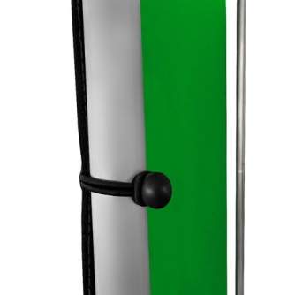 Background Set with Holder - StudioKing Panoramic Background Green Screen FSF-240400PT 240x400 cm - quick order from manufacturer