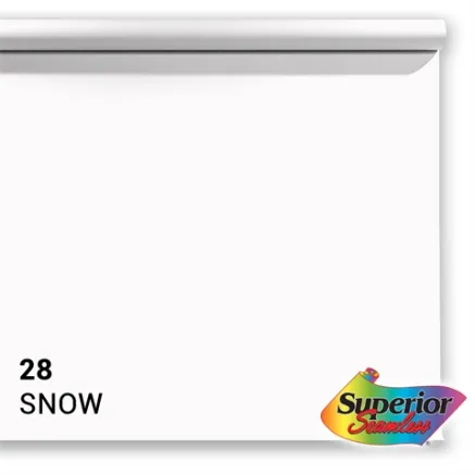 Superior Background Paper 28 Snow 2.72 x 11m