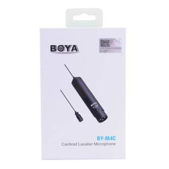 Microphones - Boya microphone BY-M4C Cardioid XLR Lavalier BY-M4C - quick order from manufacturer