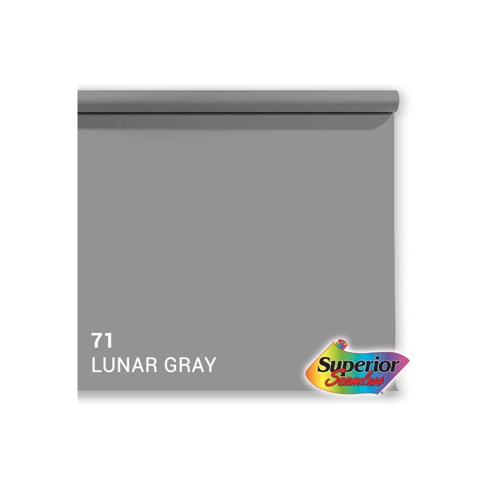Backgrounds - Superior Background Paper 71 Lunar Gray 2.72 x 11m - buy today in store and with delivery