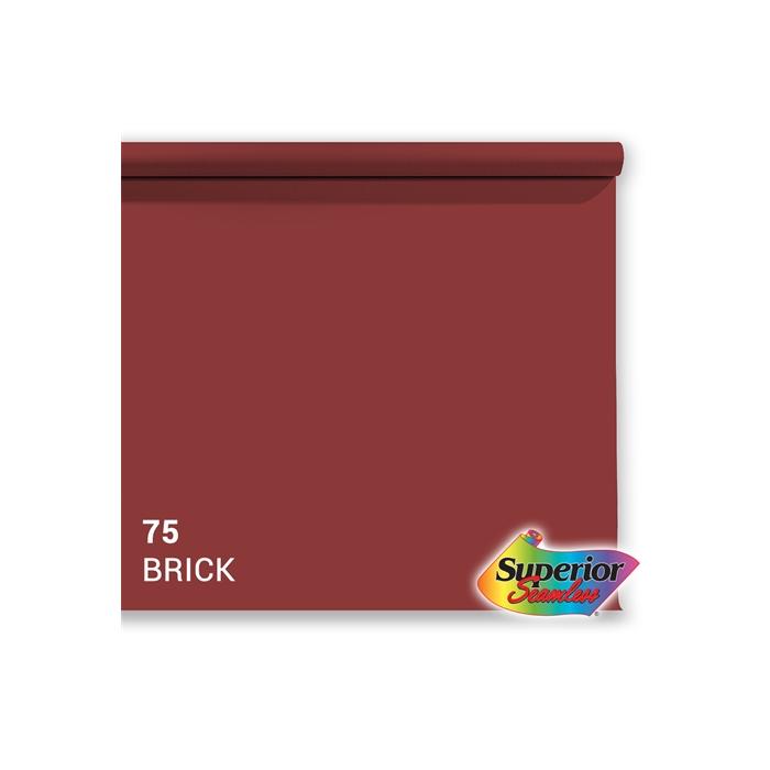 Foto foni - Superior Background Paper 75 Brick 2.72 x 11m - ātri pasūtīt no ražotāja