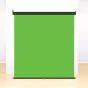 Fonu komplekti ar turētāju - StudioKing Wall Pull-Down Green Screen FB-180200WG 180x200 cm Chroma Green - ātri pasūtīt no ražotāja
