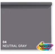 Foto foni - Superior Background Paper 04 Neutral Grey 1.35 x 11m - ātri pasūtīt no ražotājaFoto foni - Superior Background Paper 04 Neutral Grey 1.35 x 11m - ātri pasūtīt no ražotāja