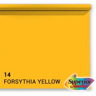 Backgrounds - Superior Background Paper 14 Forsythia Yellow 1.35 x 11m - quick order from manufacturer