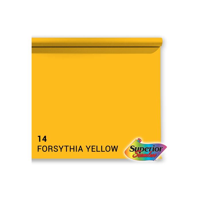 Backgrounds - Superior Background Paper 14 Forsythia Yellow 1.35 x 11m - quick order from manufacturer