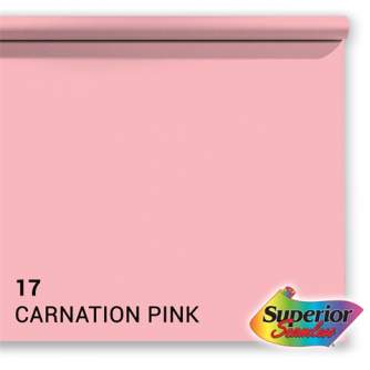Backgrounds - Superior Background Paper 17 Carnation Pink 1.35 x 11m - quick order from manufacturer