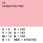 Фоны - Superior Background Paper 17 Carnation Pink 1.35 x 11m - быстрый заказ от производителя