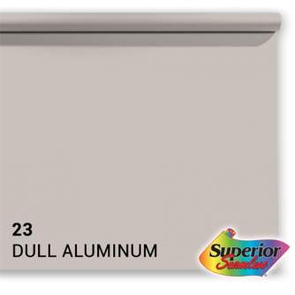 Фоны - Superior Background Paper 23 Dull Aluminum 1.35 x 11m - быстрый заказ от производителя