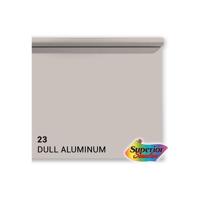 Foto foni - Superior Background Paper 23 Dull Aluminum 1.35 x 11m - ātri pasūtīt no ražotāja