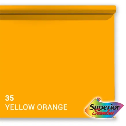 Superior Achtergrond Rol Yellow Orange (nr 35) 1.35m x 11m P101235