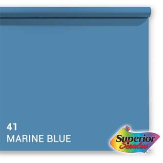 Foto foni - Superior Background Paper 41 Marine Blue 1.35 x 11m - ātri pasūtīt no ražotāja