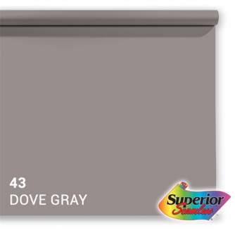 Фоны - Superior Background Paper 43 Dove Grey 1.35 x 11m - быстрый заказ от производителя