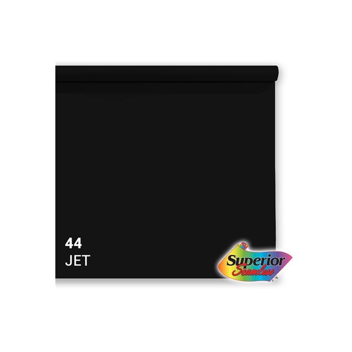 Backgrounds - Superior Background Paper 44 Jet Black 1.35 x 11m - buy today in store and with delivery