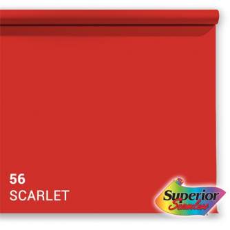 Foto foni - Superior Background Paper 56 Scarlet 1.35 x 11m - ātri pasūtīt no ražotāja