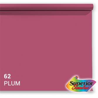 Foto foni - Superior Background Paper 62 Plum 1.35 x 11m - ātri pasūtīt no ražotāja