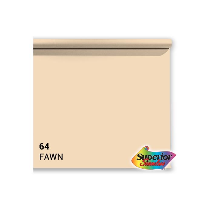 Foto foni - Superior Background Paper 64 Fawn 1.35 x 11m - ātri pasūtīt no ražotāja
