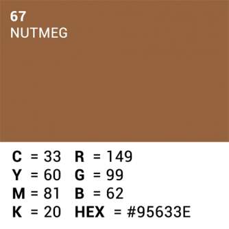 Фоны - Superior Background Paper 67 Nutmeg 1.35 x 11m - быстрый заказ от производителя