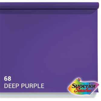 Foto foni - Superior Background Paper 68 Deep Purple 1.35 x 11m - ātri pasūtīt no ražotāja