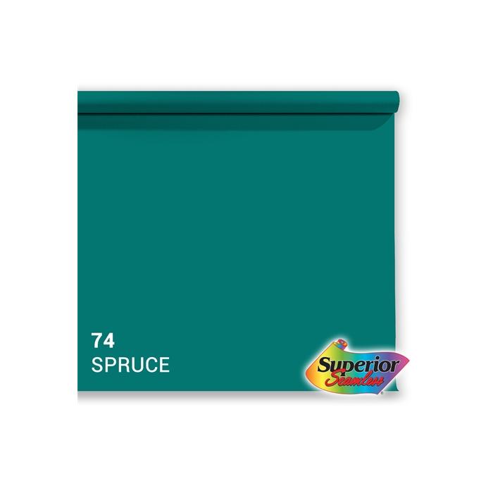 Foto foni - Superior Background Paper 74 Spruce 1.35 x 11m - ātri pasūtīt no ražotāja