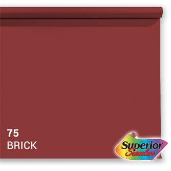 Foto foni - Superior Background Paper 75 Brick 1.35 x 11m - ātri pasūtīt no ražotāja